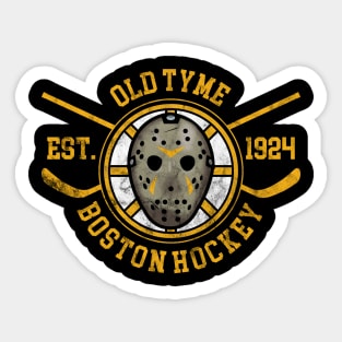 Old Tyme Boston Hockey Sticker